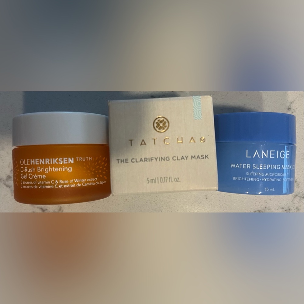 Tatcha Laneige Olehenriksen Travel Trial Skincare Bundle NEW